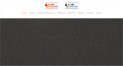 Desktop Screenshot of ceres-solutions.com
