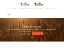 Tablet Screenshot of ceres-solutions.com
